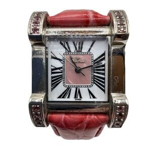 Lucien Piccard M9471BR Ladies Swiss Quartz Watch Sapphire Crystal Leather Band